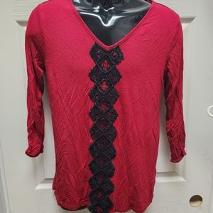 August silk sheer back blouse